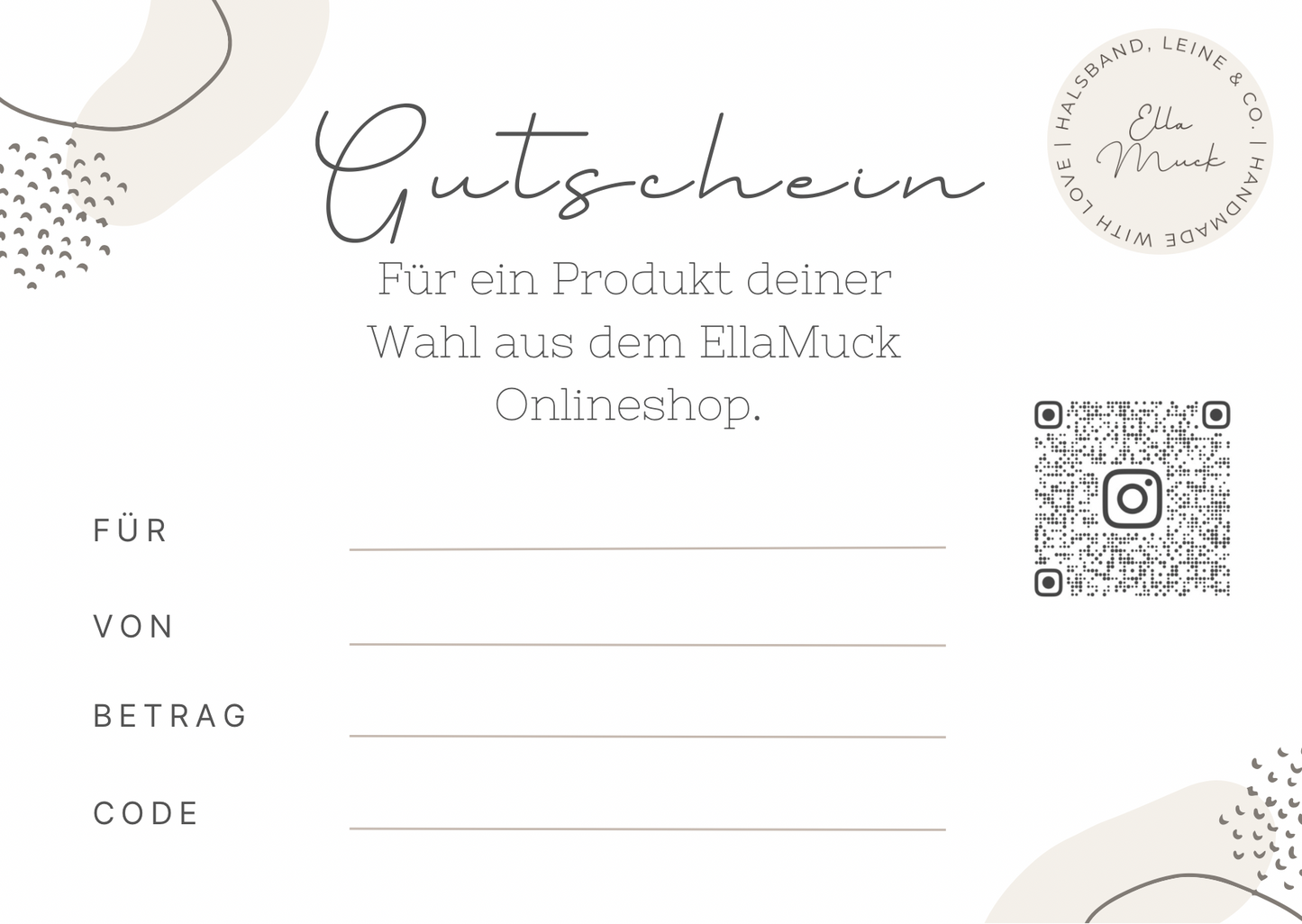 EllaMuck - Gutschein